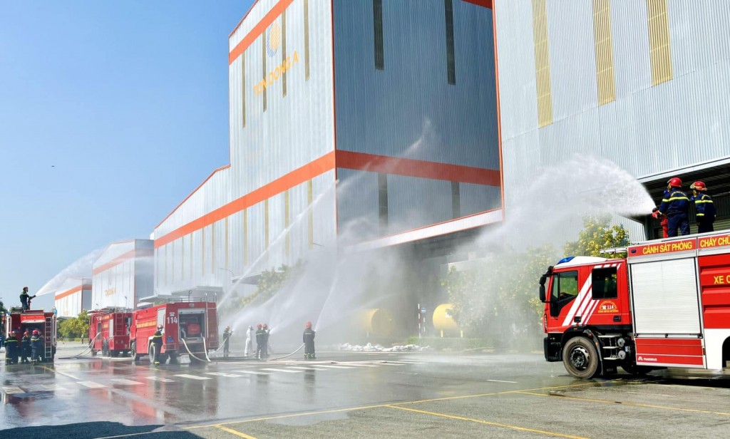 Cơ sở hóa chất phải tổ chức diễn tập ứng phó sự cố